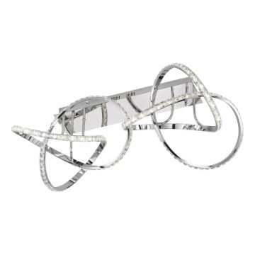 Plafonnier LED dimmable ABRO LED/49W/230V chrome brillant