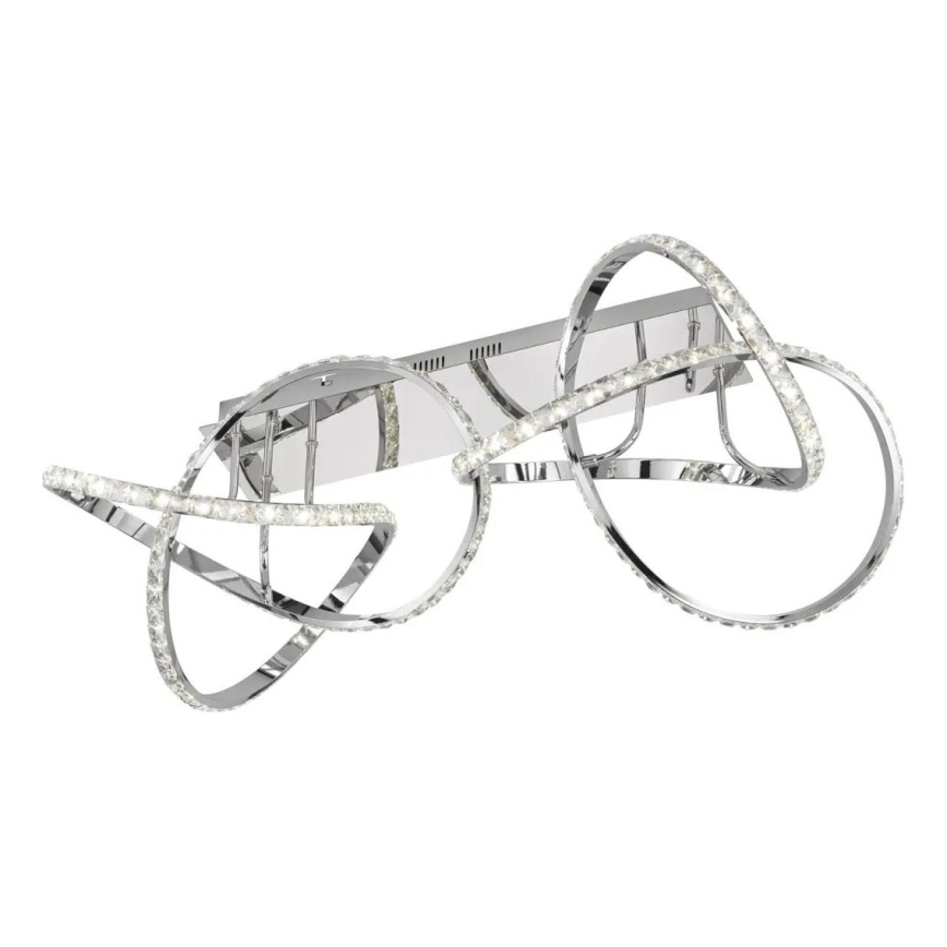 Plafonnier LED dimmable ABRO LED/49W/230V chrome brillant