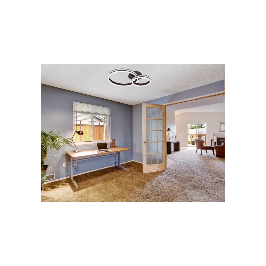 Plafonnier LED dimmable affleurant LED/110W/230V 3000-6500K + télécommande
