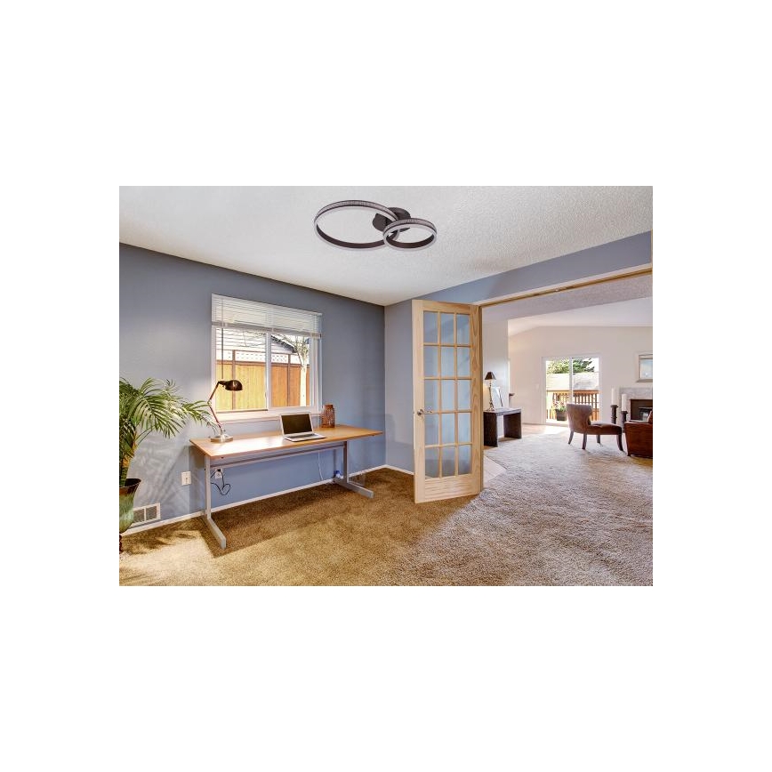 Plafonnier LED dimmable affleurant LED/110W/230V 3000-6500K + télécommande