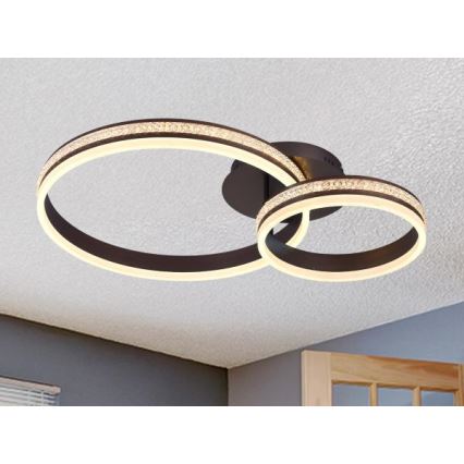 Plafonnier LED dimmable affleurant LED/110W/230V 3000-6500K + télécommande