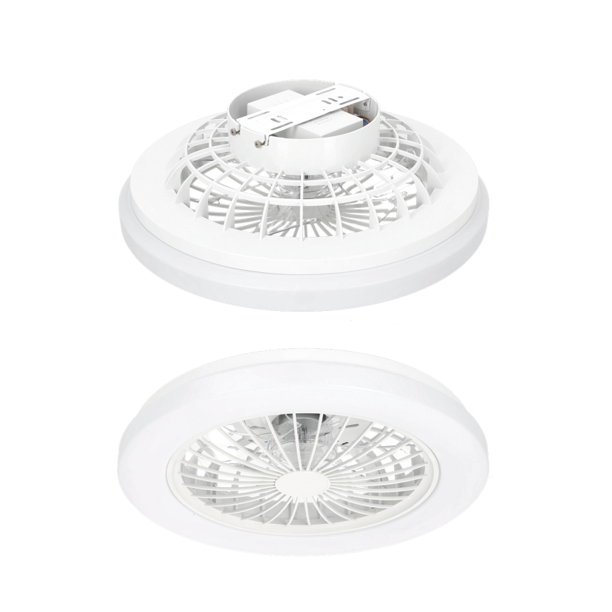 Plafonnier LED dimmable avec ventilateur VENTELUX LED/24W/230V 3000/4000/6500K Ø 45 cm blanc + télécommande