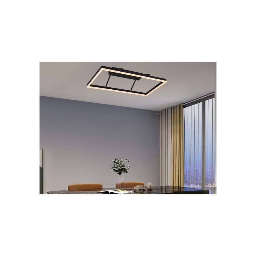 Plafonnier LED dimmable de surface 55W/230V 3000-6500K + télécommande