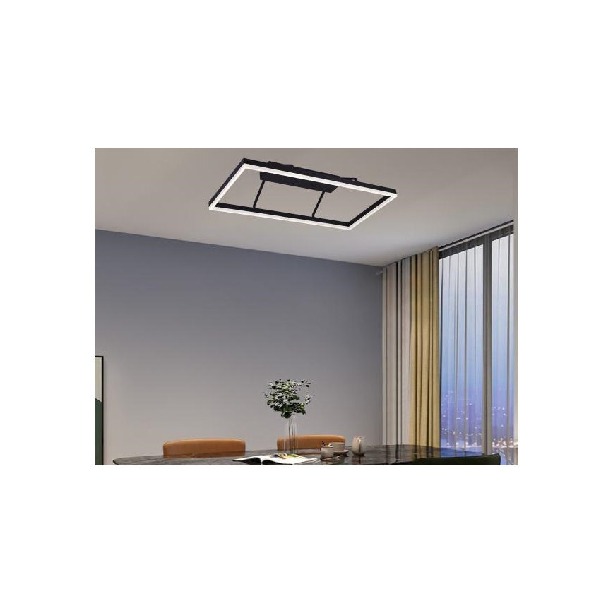 Plafonnier LED dimmable de surface 55W/230V 3000-6500K + télécommande
