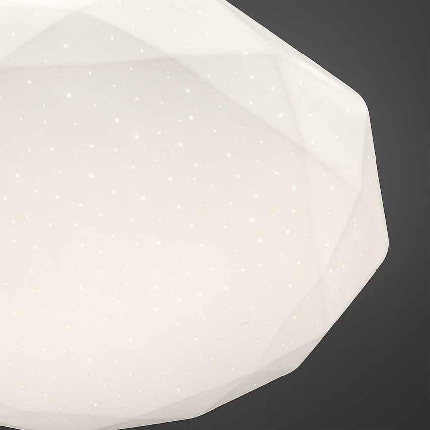 Plafonnier LED dimmable HEX LED/72W/230V 3000-6000K Ø 50 cm blanc + télécommande