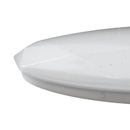 Plafonnier LED dimmable HEX LED/72W/230V 3000-6000K Ø 50 cm blanc + télécommande