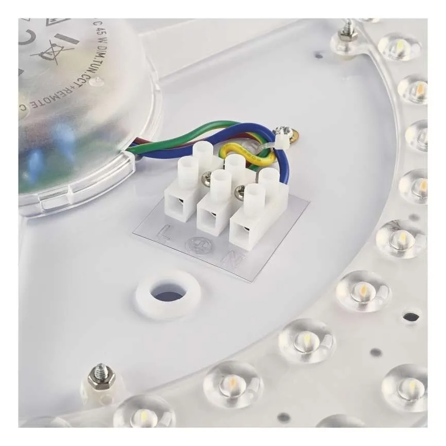Plafonnier LED dimmable ILVI LED/30W/230V 2700-6500K Ø 40 cm beige + télécommande