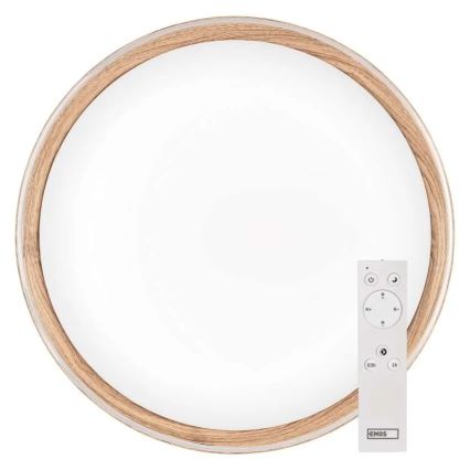 Plafonnier LED dimmable ILVI LED/45W/230V 2700-6500K Ø 50 cm beige + télécommande