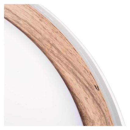 Plafonnier LED dimmable ILVI LED/45W/230V 2700–6500K Ø 50 cm blanc/beige + télécommande