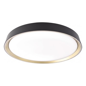 Plafonnier LED dimmable ILVI LED/45W/230V 2700–6500K Ø 50 cm noir/laiton + télécommande