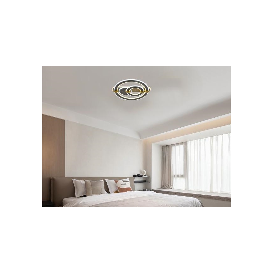 Plafonnier LED dimmable LED/120W/230V 3000-6500K + télécommande