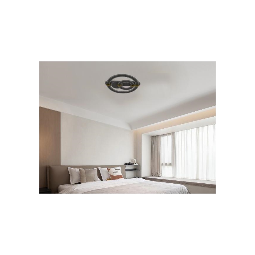 Plafonnier LED dimmable LED/120W/230V 3000-6500K + télécommande