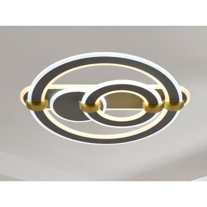 Plafonnier LED dimmable LED/120W/230V 3000-6500K + télécommande