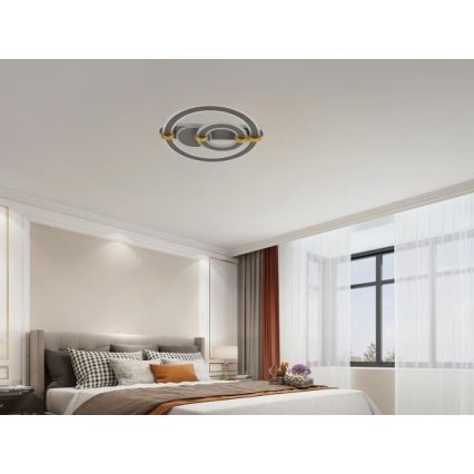 Plafonnier LED dimmable LED/120W/230V 3000-6500K + télécommande