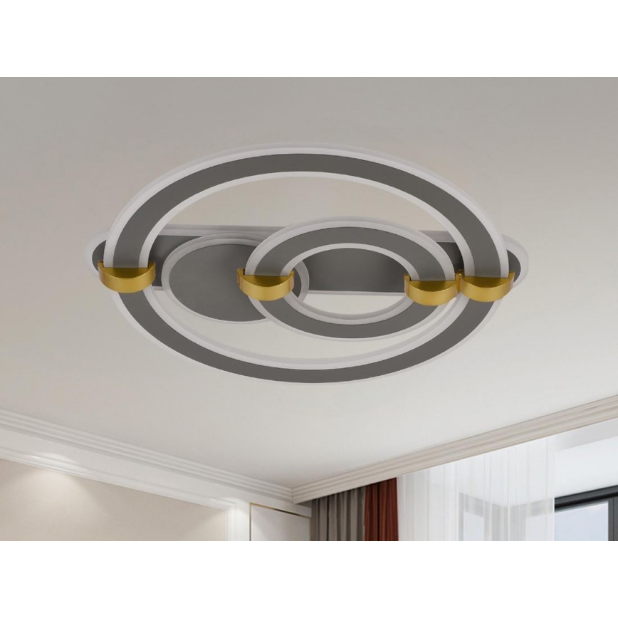 Plafonnier LED dimmable LED/120W/230V 3000-6500K + télécommande