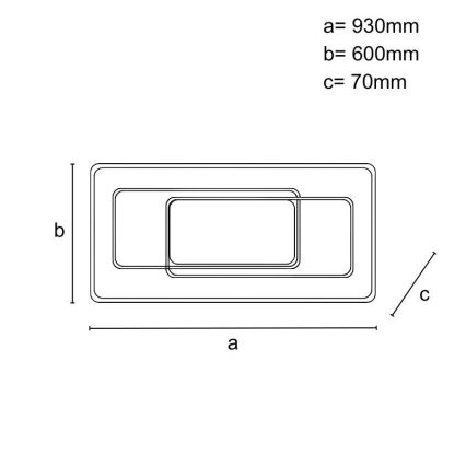 Plafonnier LED dimmable LED/220W/230V 3000-6500K + télécommande