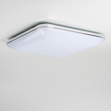 Plafonnier LED dimmable LED/42W/230V 3000-6500K 49x49 cm blanc + télécommande