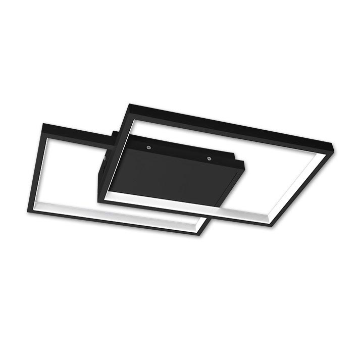 Plafonnier LED dimmable LED/45W/230V 3000-6500K noir + télécommande