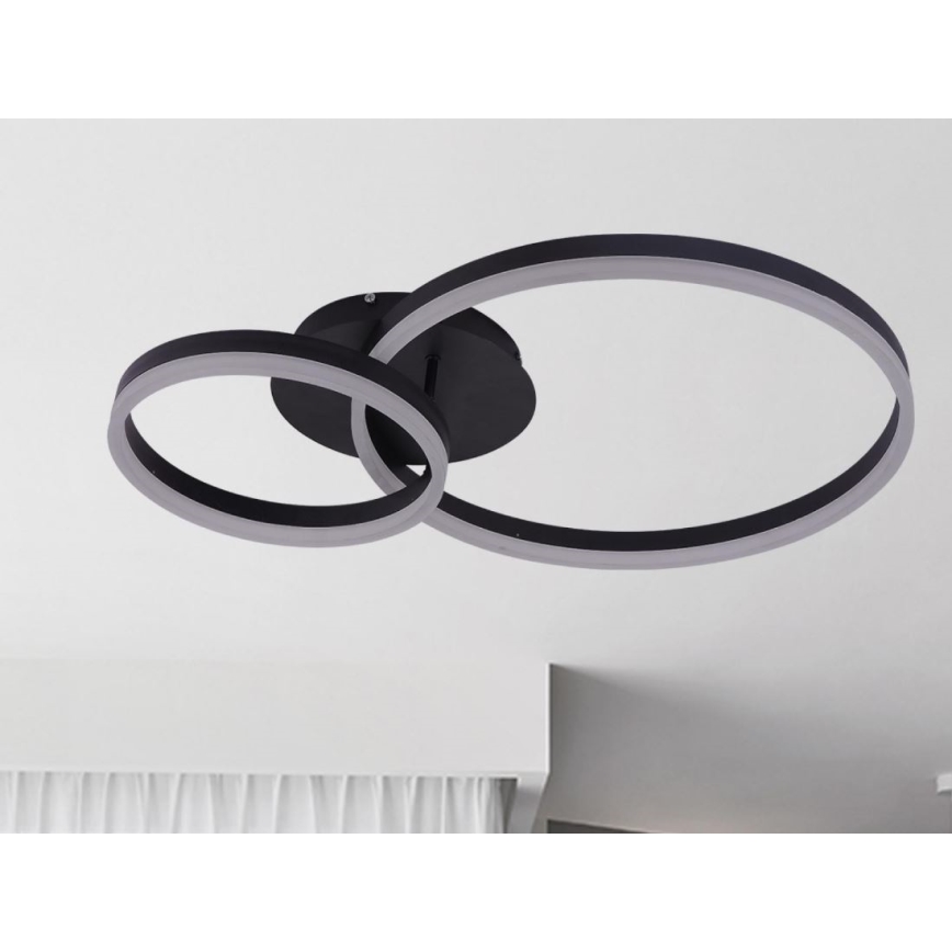 Plafonnier LED dimmable LED/55W/230V 3000-6500K + télécommande