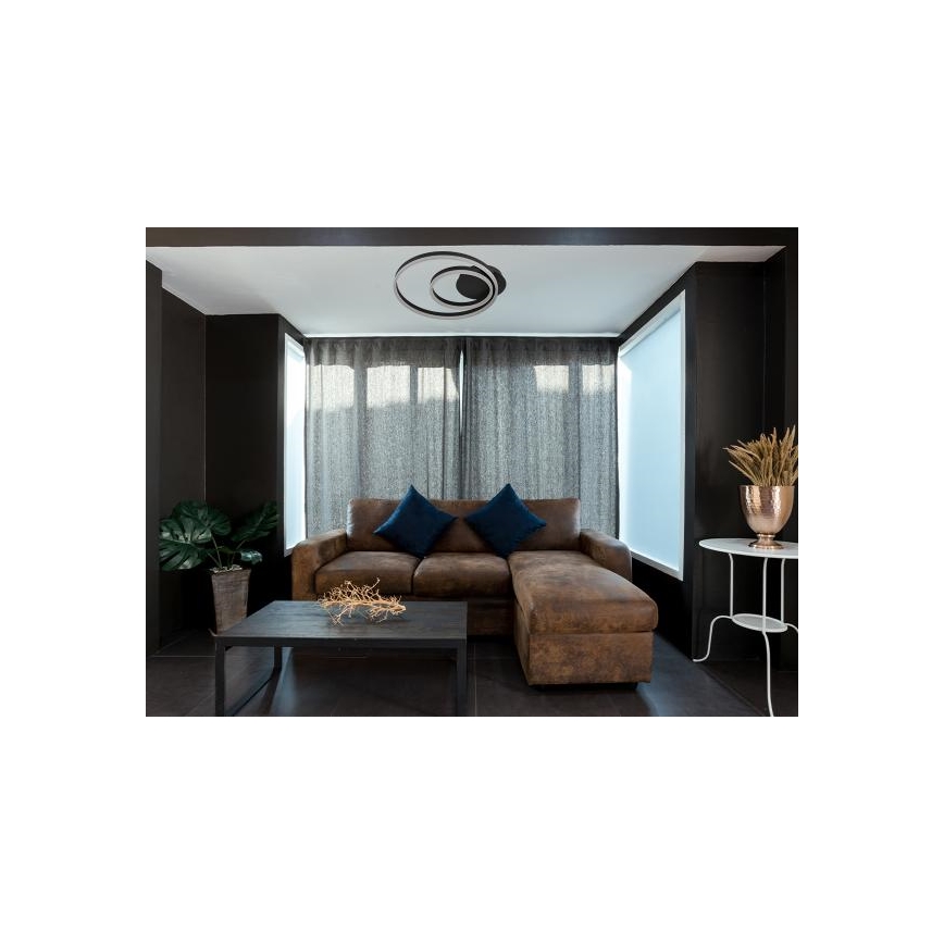 Plafonnier LED dimmable LED/55W/230V 3000-6500K + télécommande