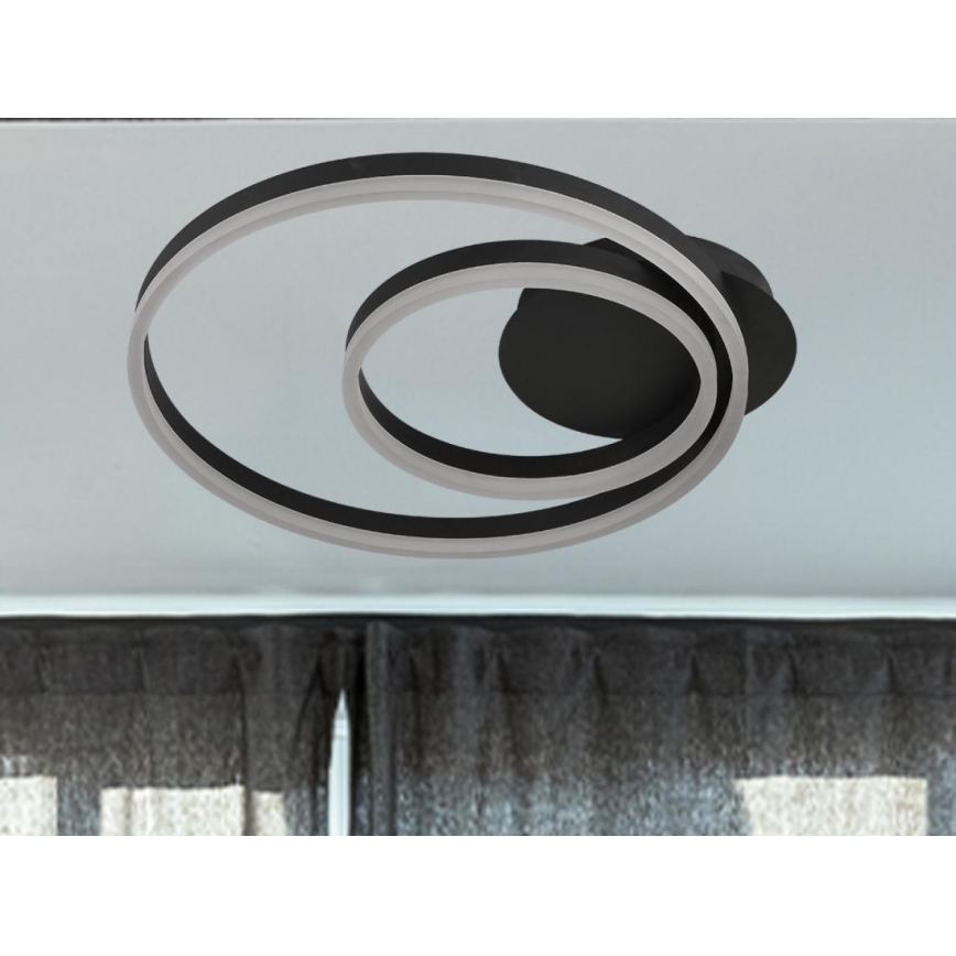 Plafonnier LED dimmable LED/55W/230V 3000-6500K + télécommande