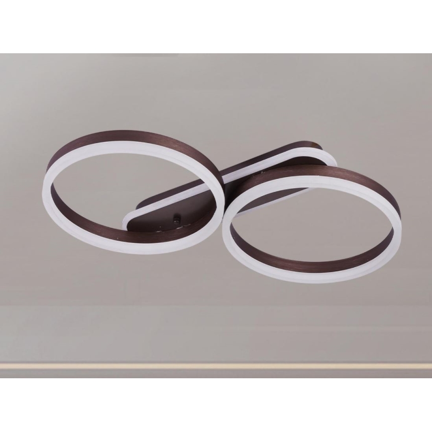 Plafonnier LED dimmable LED/60W/230V 3000-6500K + télécommande