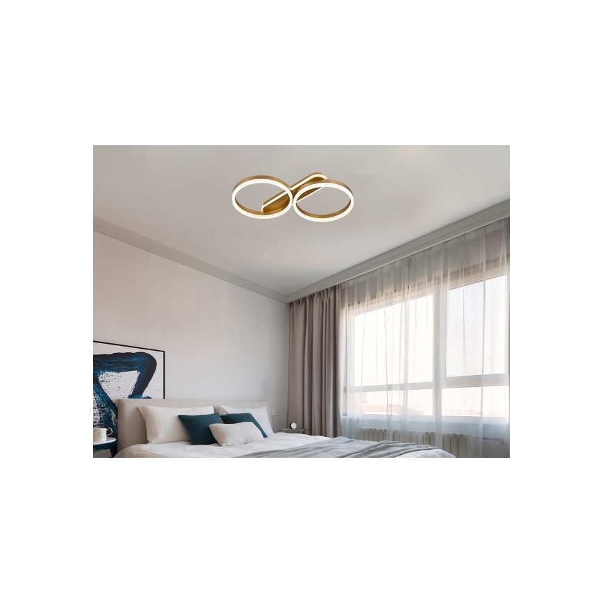 Plafonnier LED dimmable LED/60W/230V 3000-6500K + télécommande