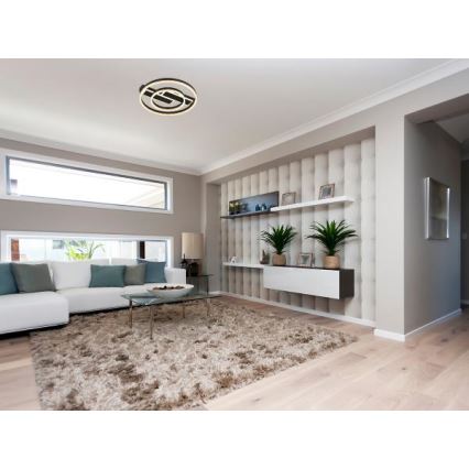 Plafonnier LED dimmable LED/80W/230V 3000-6500K + télécommande