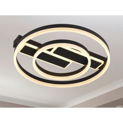 Plafonnier LED dimmable LED/80W/230V 3000-6500K + télécommande