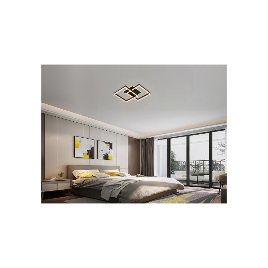Plafonnier LED dimmable LED/80W/230V 3000-6500K + télécommande