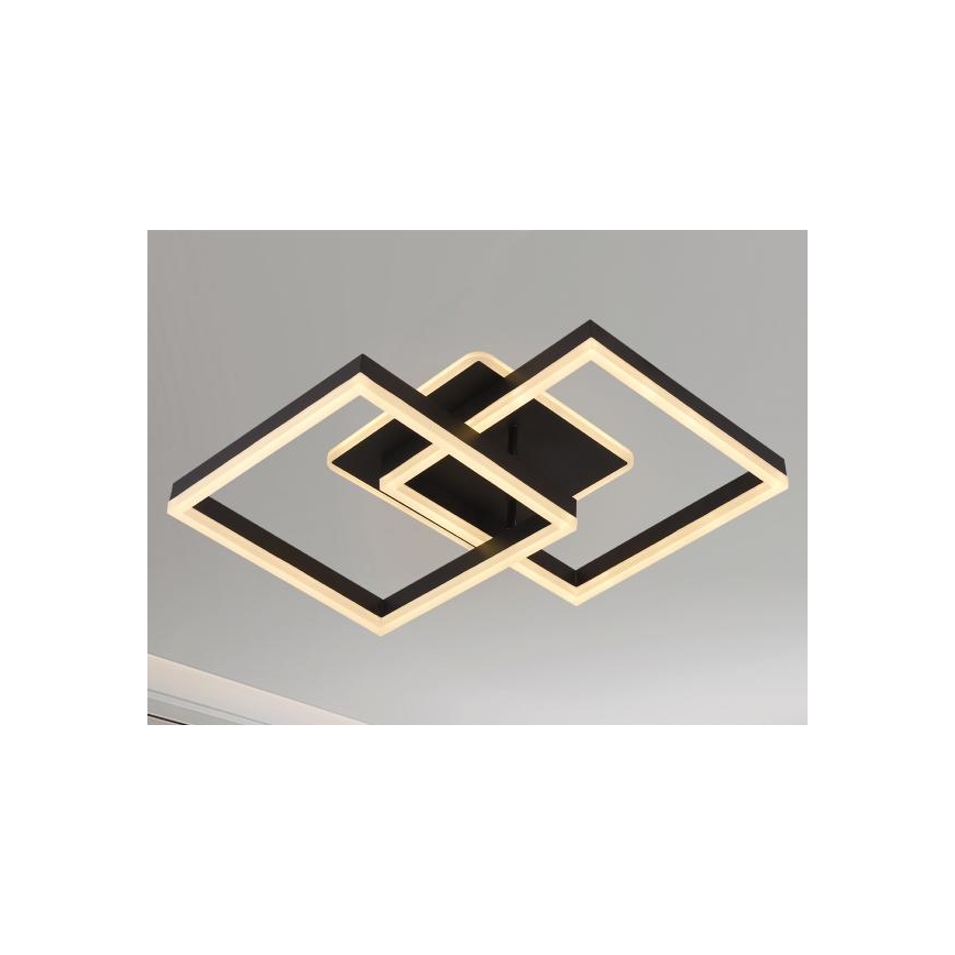 Plafonnier LED dimmable LED/80W/230V 3000-6500K + télécommande