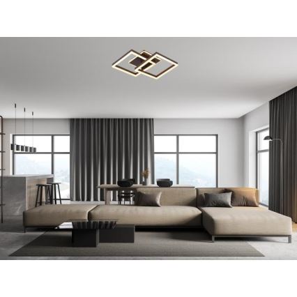 Plafonnier LED dimmable LED/80W/230V 3000-6500K + télécommande