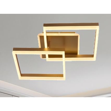 Plafonnier LED dimmable LED/80W/230V 3000-6500K + télécommande