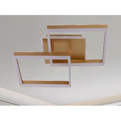 Plafonnier LED dimmable LED/80W/230V 3000-6500K + télécommande