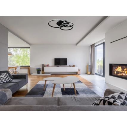 Plafonnier LED dimmable LED/90W/230V 3000-6500K + télécommande