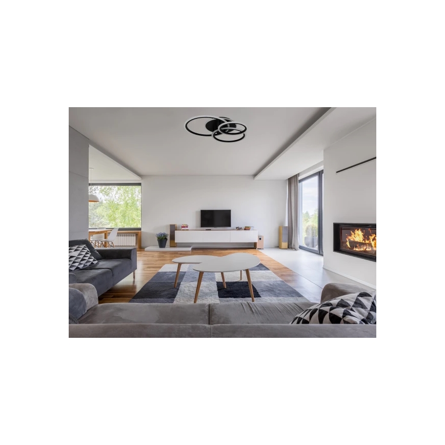 Plafonnier LED dimmable LED/90W/230V 3000-6500K + télécommande