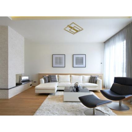 Plafonnier LED dimmable LED/95W/230V 3000-6500K + télécommande