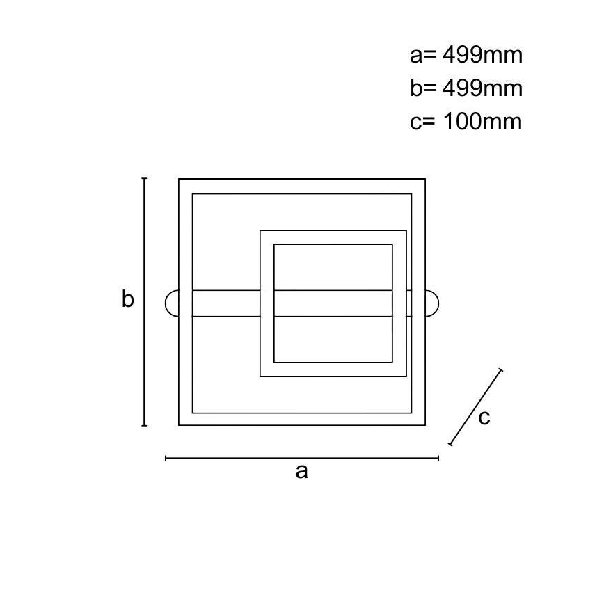 Plafonnier LED dimmable LED/95W/230V 3000-6500K + télécommande
