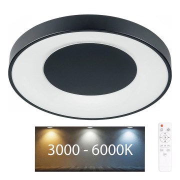 Plafonnier LED dimmable pour salle de bains WITOLD LED/48W/230V Ø 38,5 cm 3000-6000K IP44 + télécommande