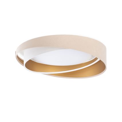 Plafonnier LED à intensité variable SMART GALAXY MODERN LED/24W/230V 3000-6500K Ø 55 cm beige/blanc/doré + télécommande