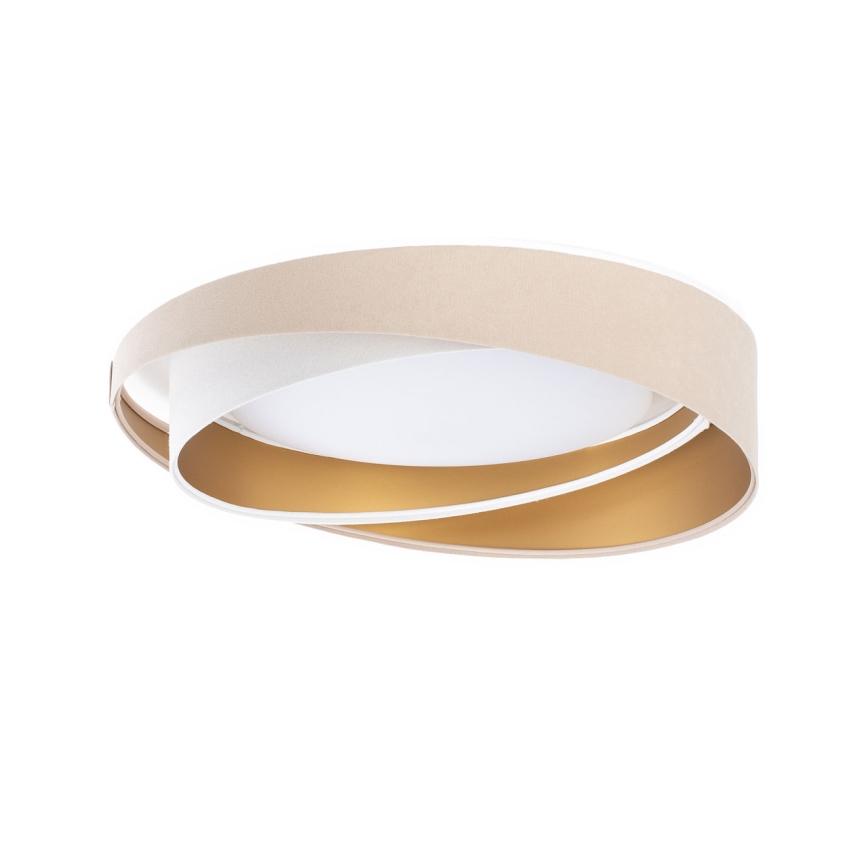 Plafonnier LED à intensité variable SMART GALAXY MODERN LED/24W/230V 3000-6500K Ø 55 cm beige/blanc/doré + télécommande