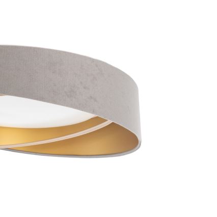 Plafonnier LED dimmable SMART GALAXY MODERN LED/24W/230V 3000-6500K Ø 55 cm gris/beige/doré + télécommande