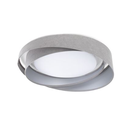 Plafonnier LED dimmable SMART GALAXY MODERN LED/24W/230V 3000–6500 K Ø 55 cm gris/argenté + télécommande