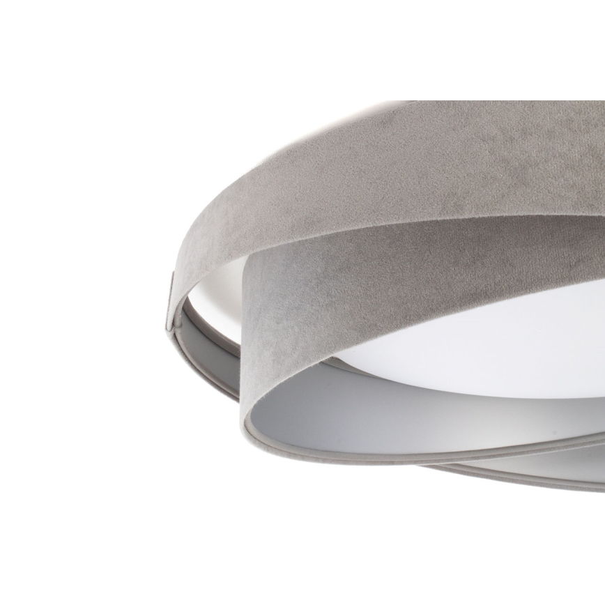 Plafonnier LED dimmable SMART GALAXY MODERN LED/24W/230V 3000–6500 K Ø 55 cm gris/argenté + télécommande