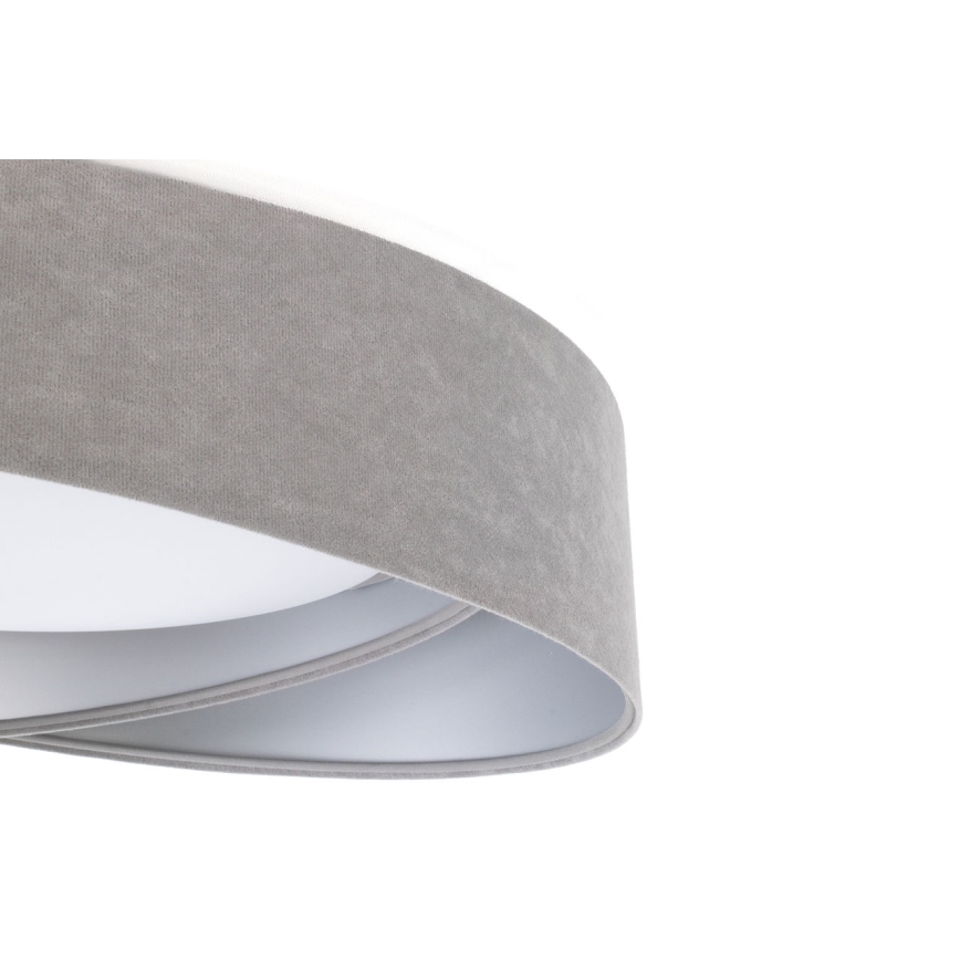 Plafonnier LED dimmable SMART GALAXY MODERN LED/24W/230V 3000–6500 K Ø 55 cm gris/argenté + télécommande
