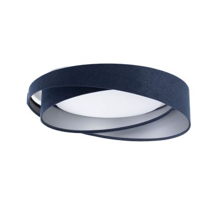 Plafonnier LED dimmable SMART GALAXY MODERN LED/24W/230V 3000-6500K Ø 55 cm bleu/argenté + télécommande