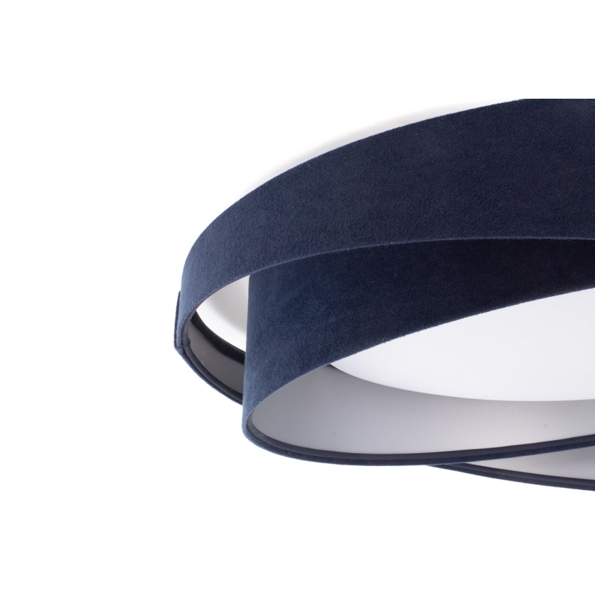 Plafonnier LED dimmable SMART GALAXY MODERN LED/24W/230V 3000-6500K Ø 55 cm bleu/argenté + télécommande