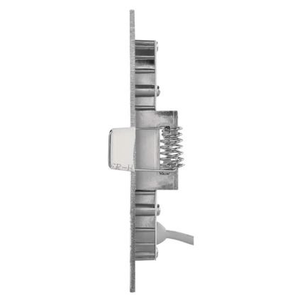 Plafonnier LED encastré NEXXO LED/7W/230V 3000/3500/4000K argenté 12x12 cm