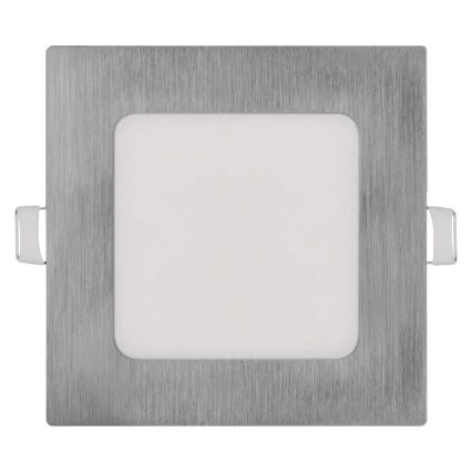Plafonnier LED encastré NEXXO LED/7W/230V 3000/3500/4000K argenté 12x12 cm