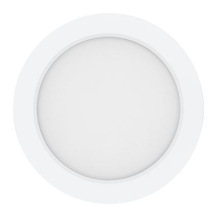 Plafonnier LED EVORA, 6 W, 230 V, 3000/4000/6000 K, Ø 14 cm, blanc